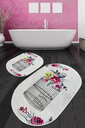 Mijölnir Juego de alfombras de baño Cage Djt Multicolor